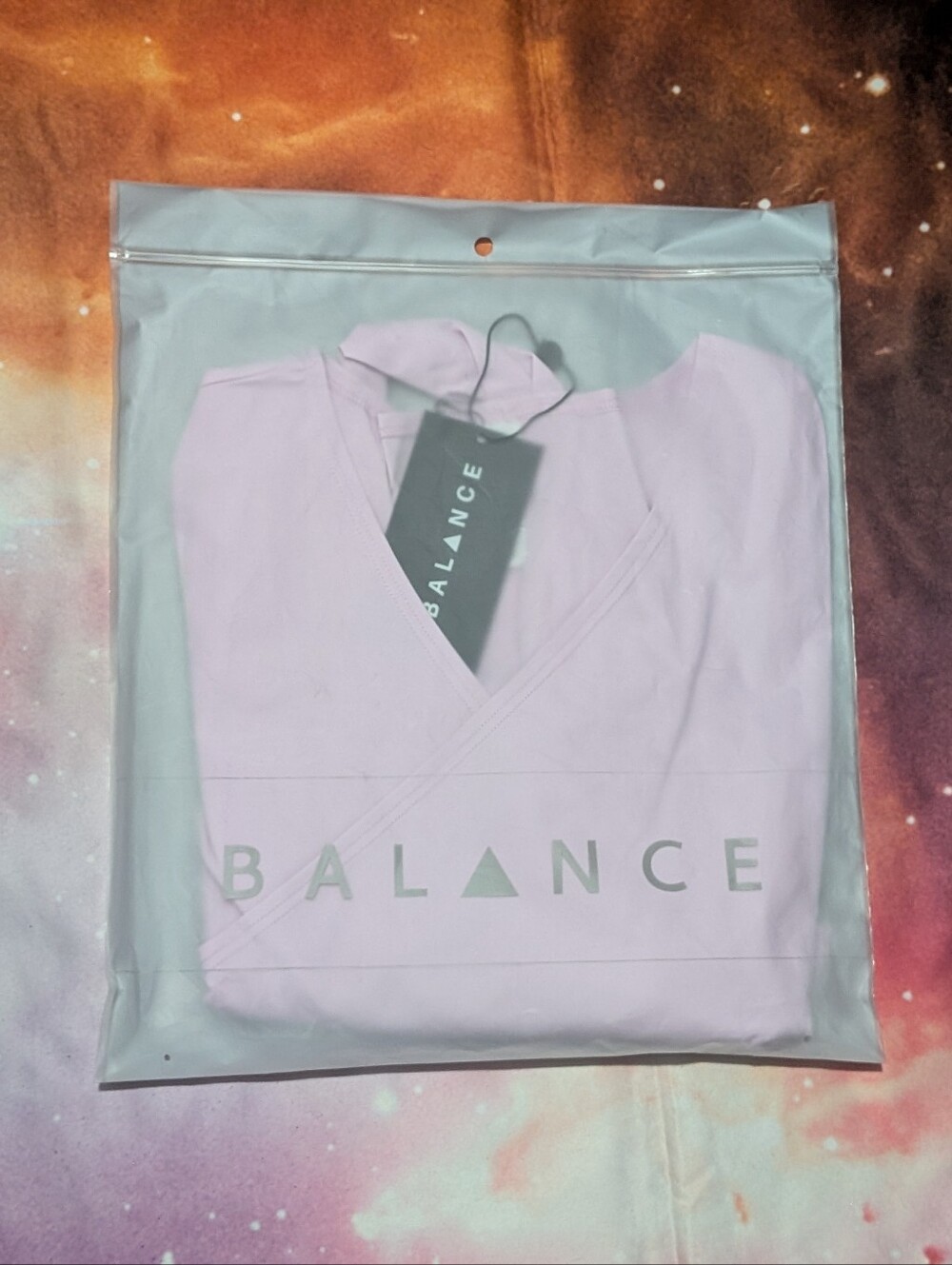 Balance Athletica Surge Dancer Wrap Top Size Small